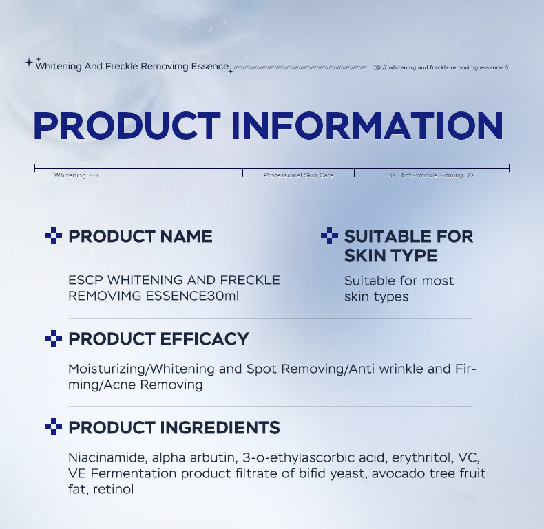 ÉSCP Vitamin, Niacinamide Facial Brightening and Tone Balancing Essence for All Skin Types