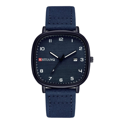 MSTIANQ Leather Strap Luxury Watch