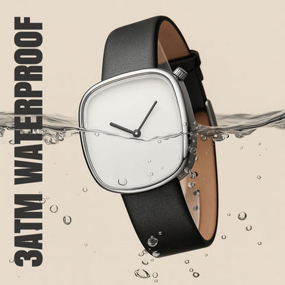 TOMI Classic Leather Strap Watch